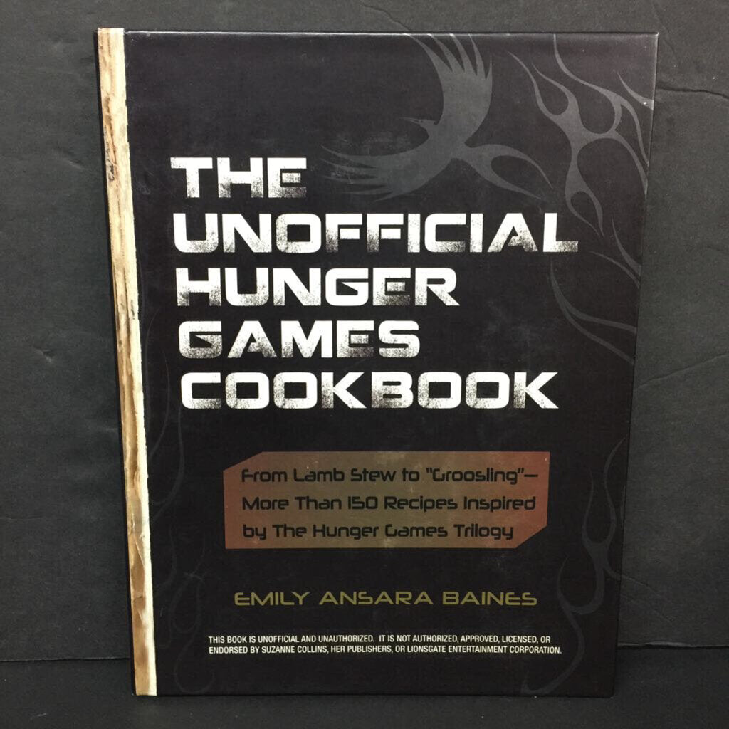 The Unofficial Hunger Games Cookbook (Emily Ansara Baines) (The Hunger Games - Suzanne Collins) -food hardcover
