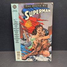 Load image into Gallery viewer, The Death of Superman (6th Printing) (DC Comics) (Dan Jurgens, Jerry Ordway, Louise Simonson, &amp; Roger Stern) (Vintage Collectible c. 1993) -comic character paperback
