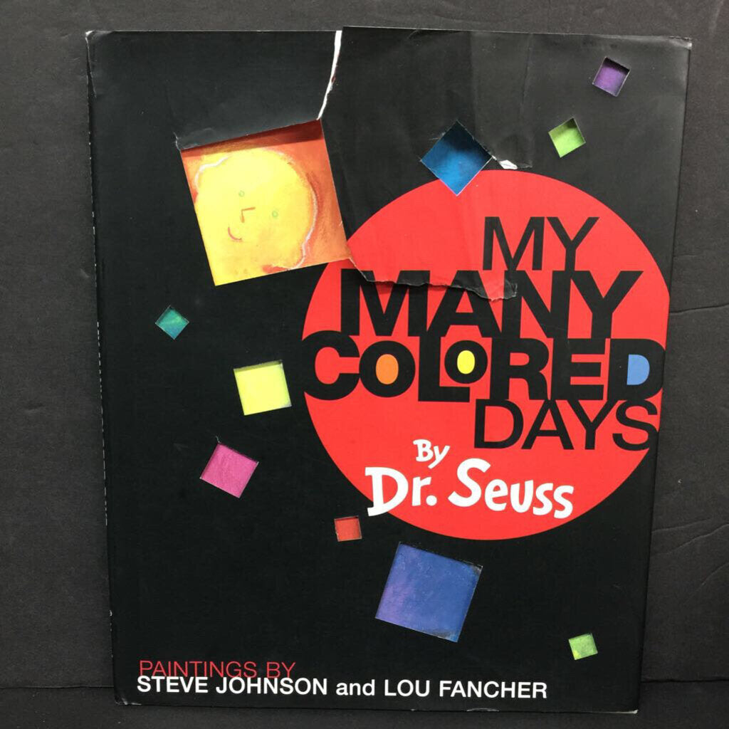 My Many Colored Days (Dr. Seuss, Steven Johnson, & Lou Fancher) (W/Dust Jacket) -dr. seuss hardcover
