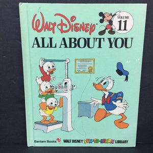 Walt Disney All About You (Fun-To-Learn Library Vol. 11) (Mickey & Friends) -character hardcover