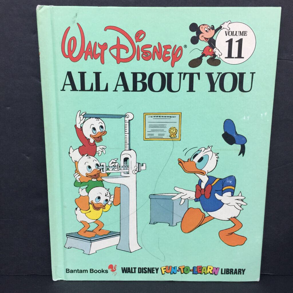 Walt Disney All About You (Fun-To-Learn Library Vol. 11) (Mickey & Friends) -character hardcover
