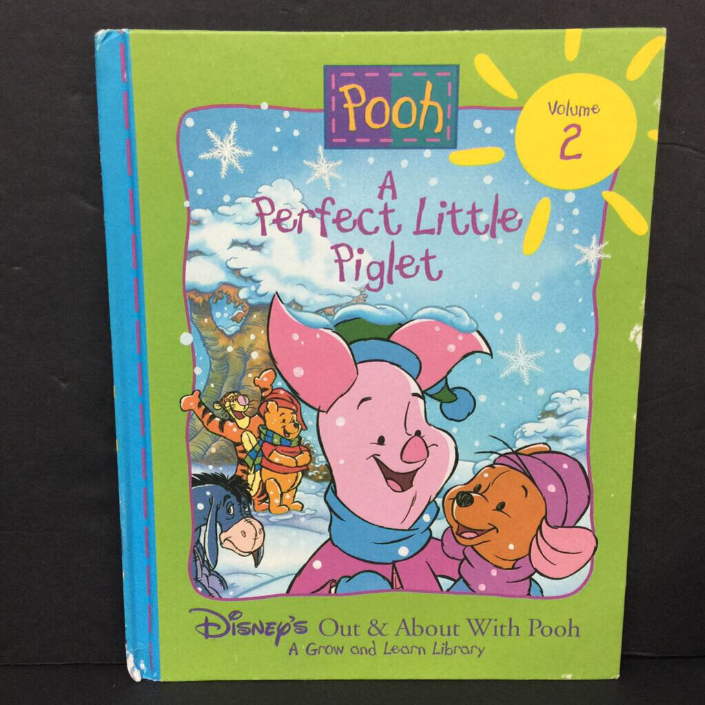 A Perfect Little Piglet (Pooh & Friends) (Disney's Out & About with Pooh Grow and Learn Library Vol 2) (Rita Balducci) (Vintage Collectible 1996) -character hardcover