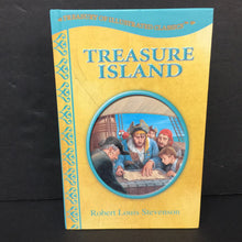 Load image into Gallery viewer, Treasure Island (Robert Louis Stevenson) (Treasury of Illustrated Classics) -classic chapter hardcover
