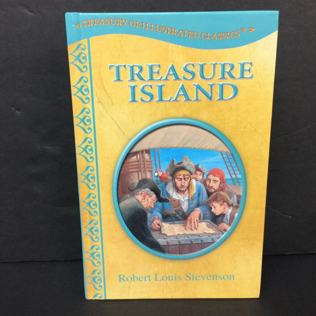 Treasure Island (Robert Louis Stevenson) (Treasury of Illustrated Classics) -classic chapter hardcover