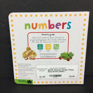 Numbers (Roger Priddy Baby Books) (Math) -educational board
