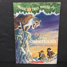 Load image into Gallery viewer, Sunset of the Sabertooth (Magic Tree House) (Mary Pope Osborne) -series paperback
