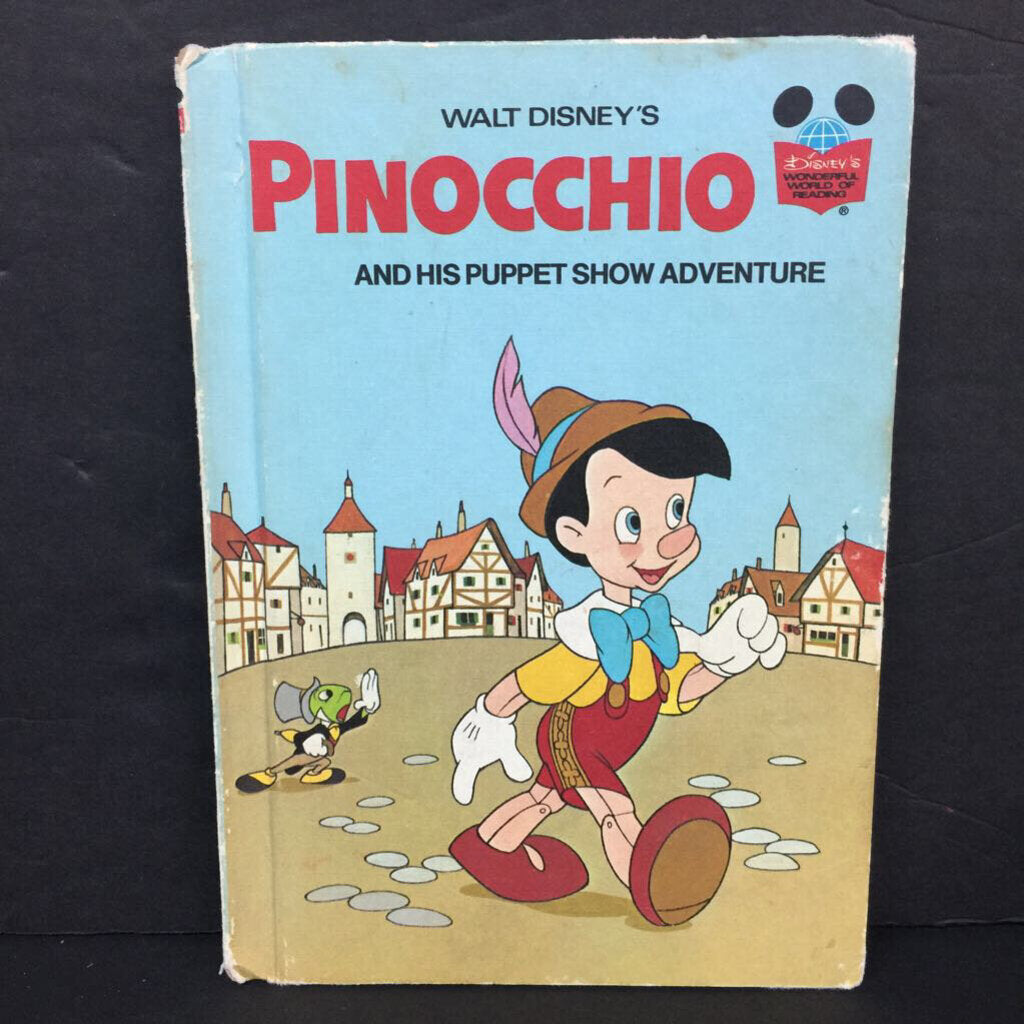Pinocchio and His Puppet Show Adventure (Walt Disney's Wonderful World of Reading) -character hardcover