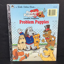 Load image into Gallery viewer, Problem Puppies (Pound Puppies) (Golden Book Vintage Collectible 1986) -character hardcover
