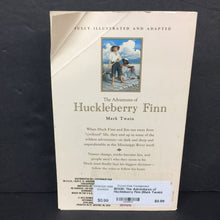 Load image into Gallery viewer, The Adventures of Huckleberry Finn (Mark Twain) (Junior Classics for Young Readers) -classic chapter paperback
