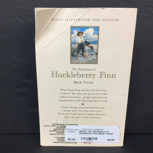 The Adventures of Huckleberry Finn (Mark Twain) (Junior Classics for Young Readers) -classic chapter paperback