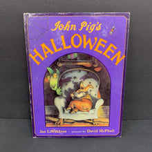 Load image into Gallery viewer, John Pig&#39;s Halloween (Jan L. Waldron) (Season: Fall, Holiday) -hardcover
