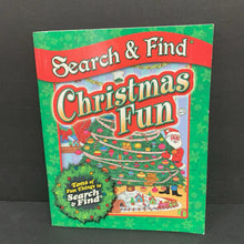 Load image into Gallery viewer, Christmas Fun (Search &amp; Find) (Season: Winter, Holiday) (Tony Tallarico) -look &amp; find paperback
