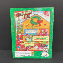 Load image into Gallery viewer, Christmas Fun (Search &amp; Find) (Season: Winter, Holiday) (Tony Tallarico) -look &amp; find paperback
