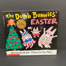 Load image into Gallery viewer, The Dumb Bunnies' Easter (Sue Denim &amp; Dav Pilkey) (Season: Spring, Holiday) -paperback
