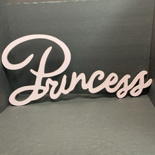 Load image into Gallery viewer, Wooden Princess Sign
