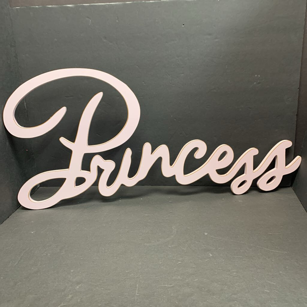 Wooden Princess Sign
