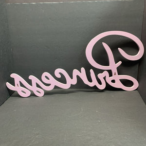 Wooden Princess Sign