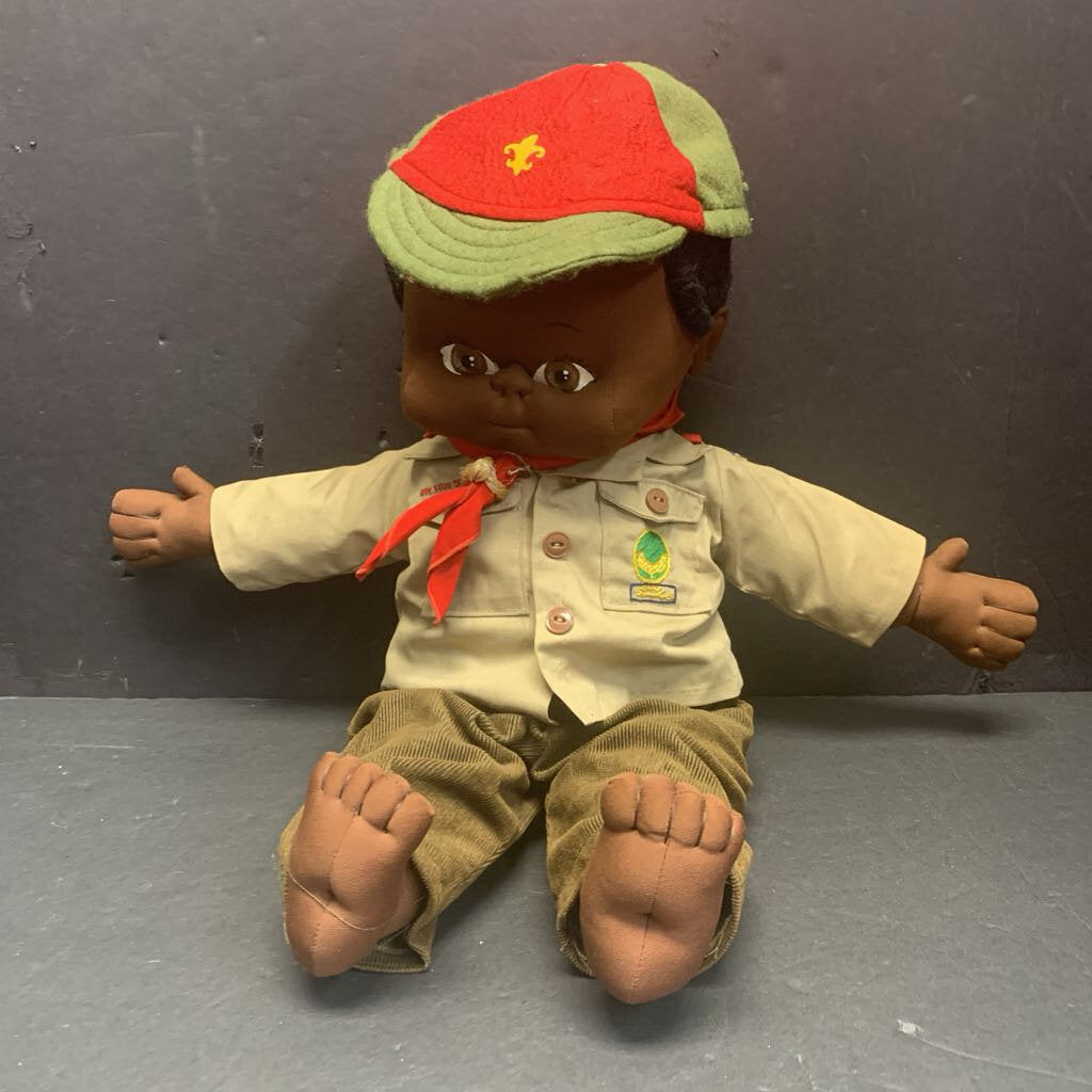African American Boy Scout Baby Doll