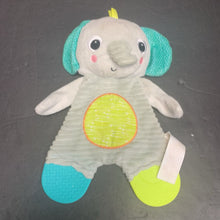 Load image into Gallery viewer, Sensory Crinkle Rattle Elephant Teether Toy
