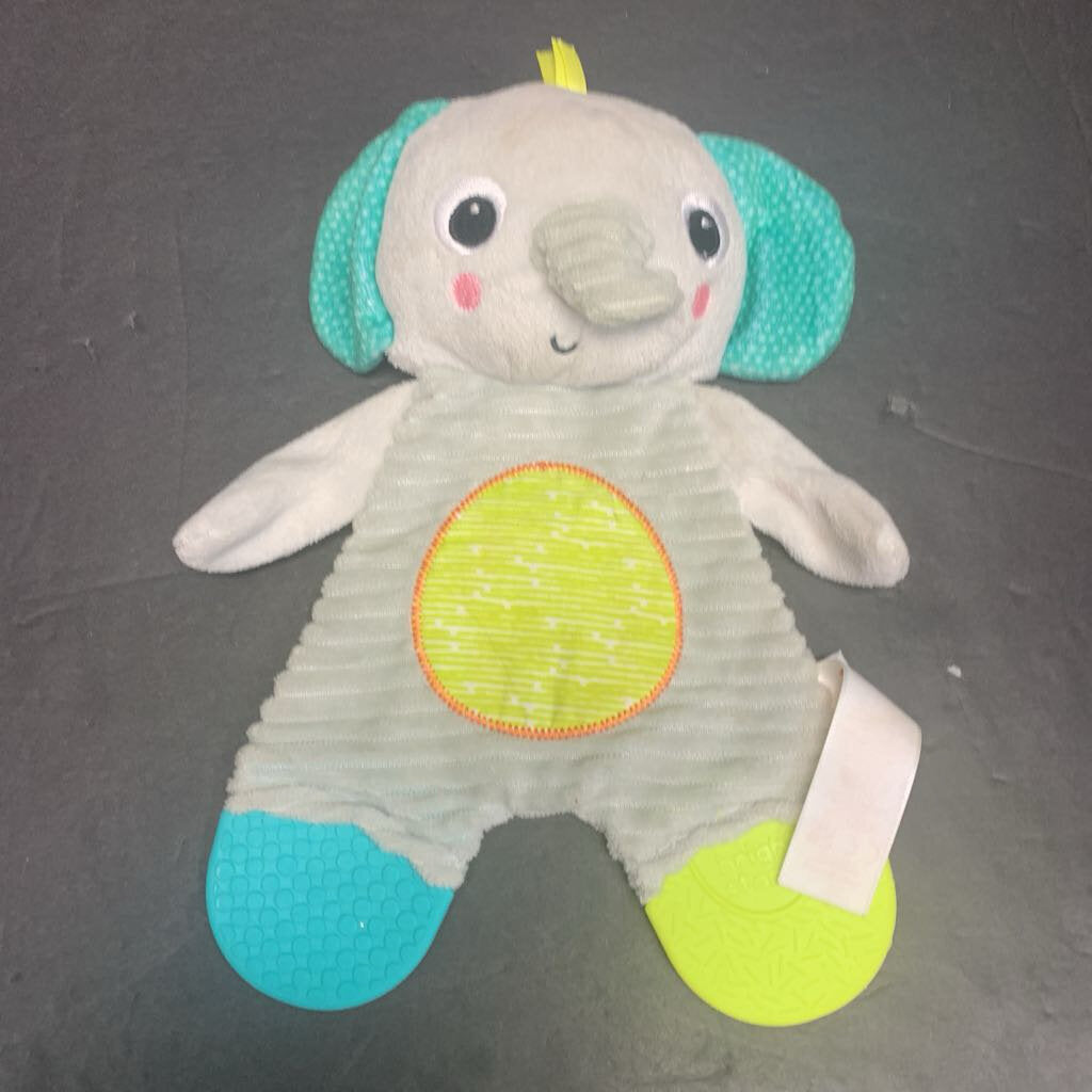 Sensory Crinkle Rattle Elephant Teether Toy