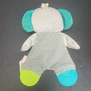 Sensory Crinkle Rattle Elephant Teether Toy