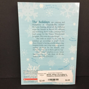 Winter According to Humphrey (Season) (Betty G. Birney) -series paperback