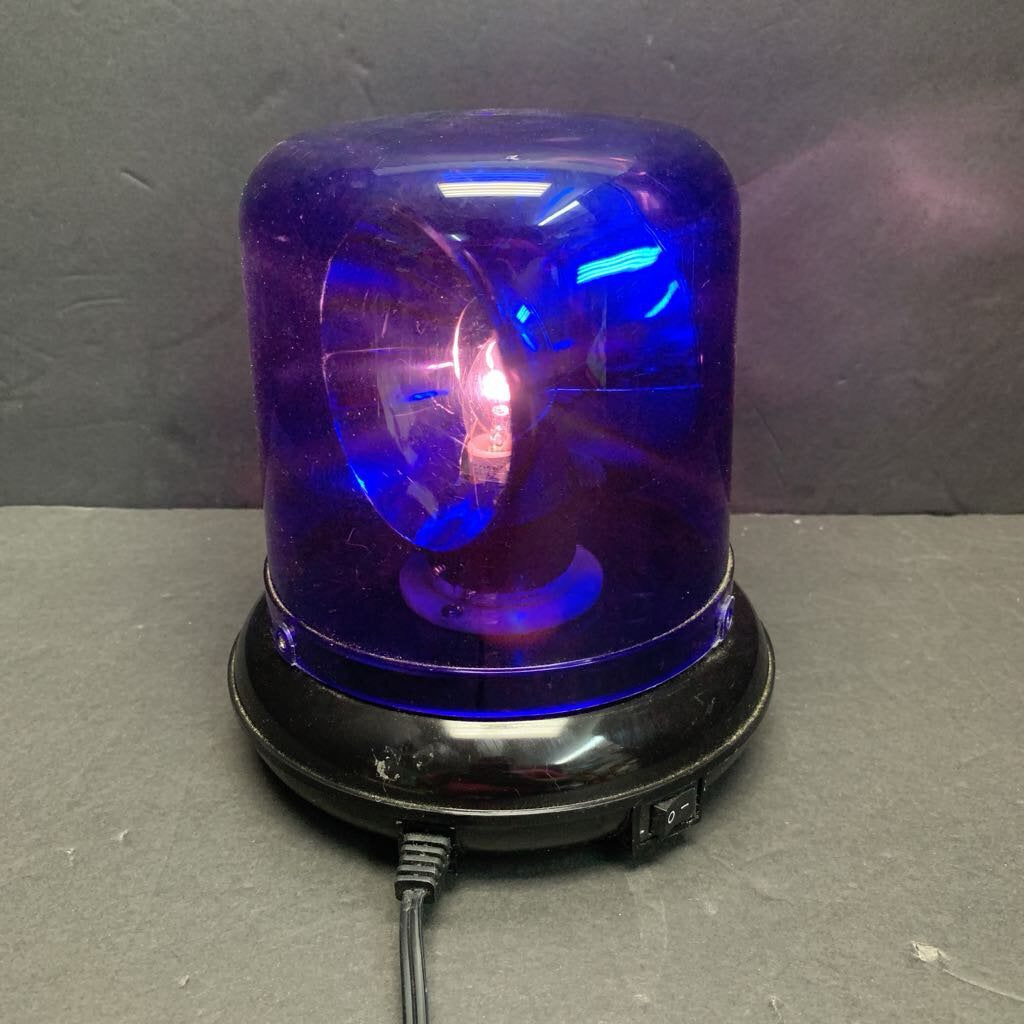 Rotating Police Blue Light