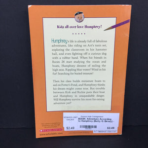 Adventure According to Humphrey (Betty G. Birney) (Scholastic Cover) -series paperback