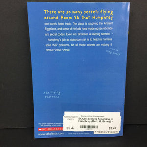 Secrets According to Humphrey (Betty G. Birney) -series paperback