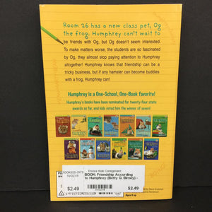 Friendship According to Humphrey (Betty G. Birney) -series paperback