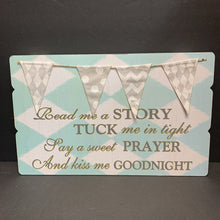 Load image into Gallery viewer, "Read me a story..." Wooden Wall Art
