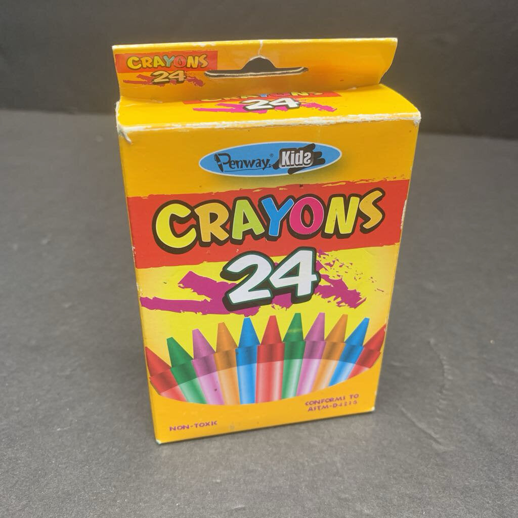24ct Kids Crayons (NEW) (Penway Kids)
