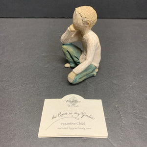 Inquisitive Child Figurine