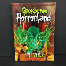 Load image into Gallery viewer, Heads, You Lose! (Goosebumps HorrorLand) (R.L. Stine) -series paperback

