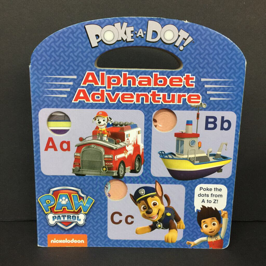 Alphabet Adventure (Paw Patrol) (Poke-a-Dot!) -character fidget board
