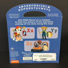 Load image into Gallery viewer, Alphabet Adventure (Paw Patrol) (Poke-a-Dot!) -character fidget board

