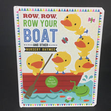 Load image into Gallery viewer, Row, Row, Row Your Boat and Other Nursery Rhymes -board

