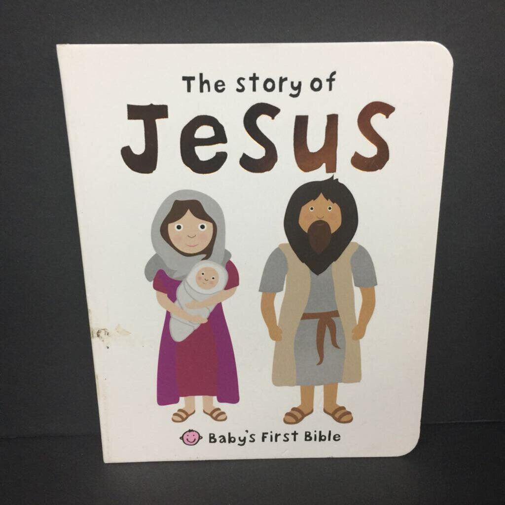The Story of Jesus (Roger Priddy Baby) (Baby's First Bible) -religion board