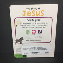 Load image into Gallery viewer, The Story of Jesus (Roger Priddy Baby) (Baby&#39;s First Bible) -religion board
