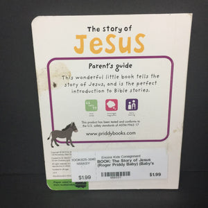 The Story of Jesus (Roger Priddy Baby) (Baby's First Bible) -religion board