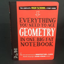 Load image into Gallery viewer, Everything You Need to Ace GEOMETRY in One Big Fat Notebook (The Complete High School Guide) (Christy Needham) (Math) -educational paperback
