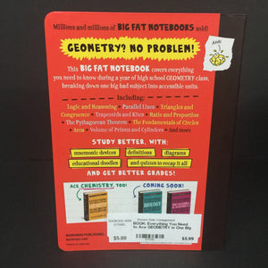 Everything You Need to Ace GEOMETRY in One Big Fat Notebook (The Complete High School Guide) (Christy Needham) (Math) -educational paperback