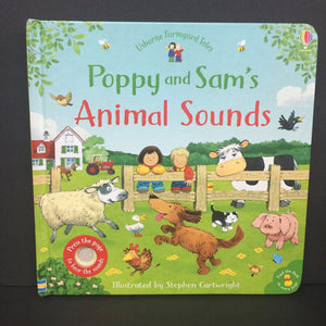 Poppy and Sam's Animal Sounds (Usborne Farmyard Tales) (Felicity Brooks & Sam Taplin) -sound board