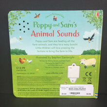 Load image into Gallery viewer, Poppy and Sam&#39;s Animal Sounds (Usborne Farmyard Tales) (Felicity Brooks &amp; Sam Taplin) -sound board
