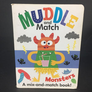 Muddle and Match: Monsters - A Mix-and-Match Book -board