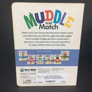 Muddle and Match: Monsters - A Mix-and-Match Book -board