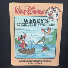 Load image into Gallery viewer, Wendy&#39;s Adventure in Neverland (Walt Disney Fun-To-Read Library Vol 9.) (Vintage Collectible 1986) -character hardcover
