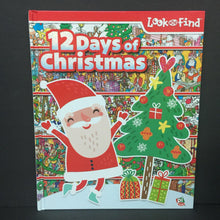 Load image into Gallery viewer, 12 Days of Christmas (Season: Winter, Holiday) -look &amp; find hardcover
