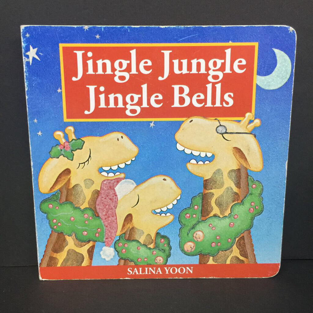 Jingle Jungle Jingle Bells (Salina Yoon) (Season: Winter, Holiday: Christmas) -board