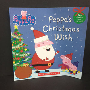 Peppa's Christmas Wish (Peppa Pig) (Season: Winter, Holiday) -character paperback